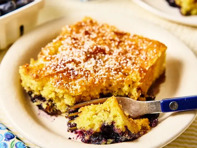 Gâteau magique citron myrtille à la vanille de Madagascar – Recette facile 3 couches - Or noir vanilla