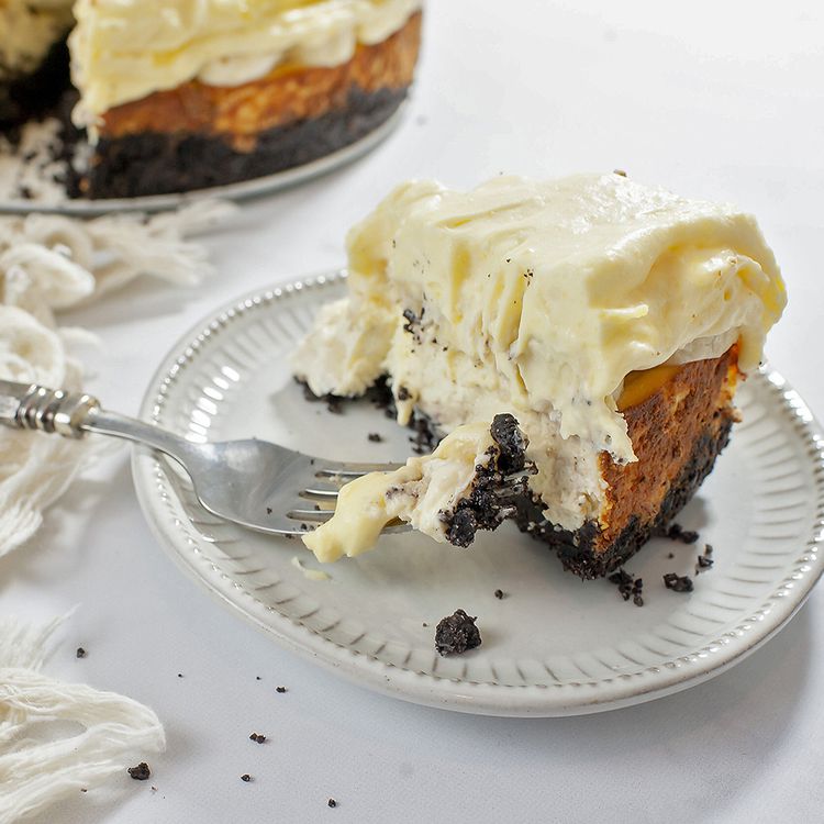 Cheesecake à la Banane et Topping Crème Banane — La Touche Vanille qui Fait Tout - Or noir vanilla