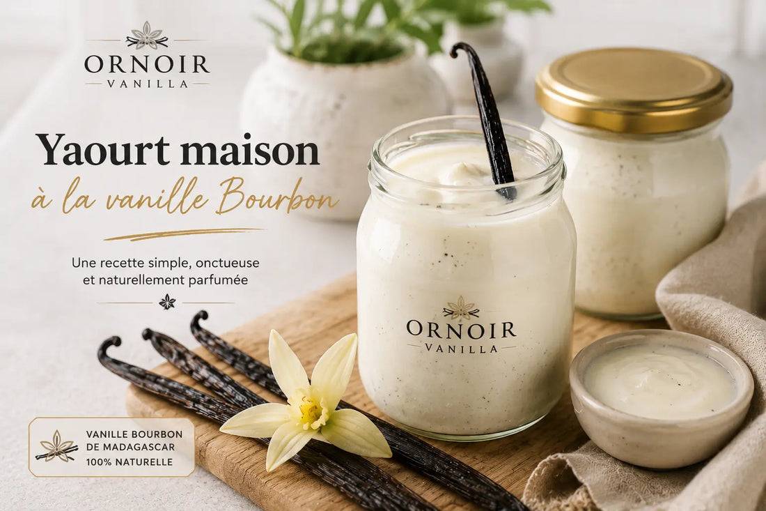 Yaourt maison à la vanille Bourbon : recette à la yaourtière (et sans)