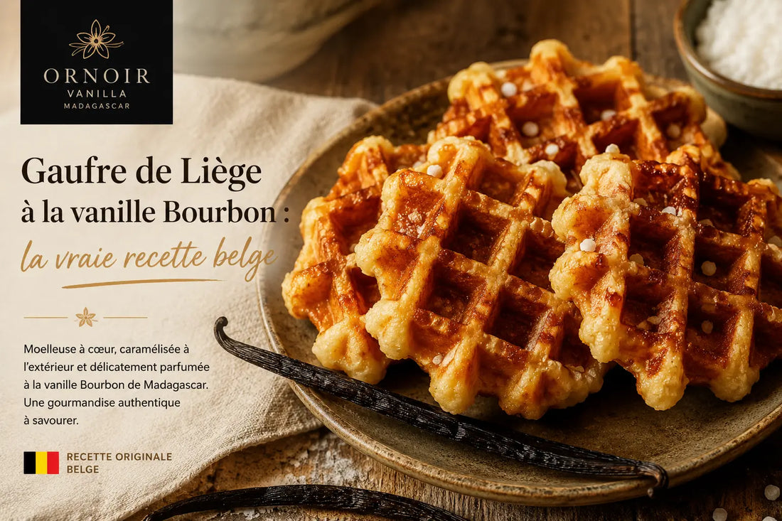 Gaufre de Liège à la vanille Bourbon : la vraie recette belge