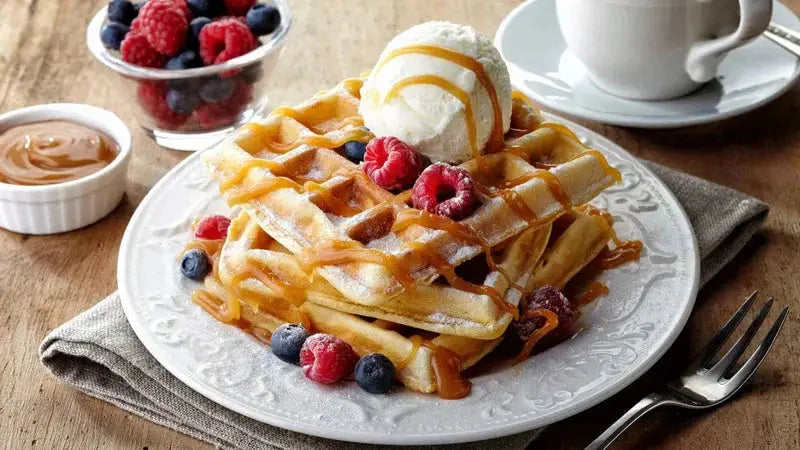 🍽️ Gaufres à la vanille – Recette facile et gourmande - Or noir vanilla