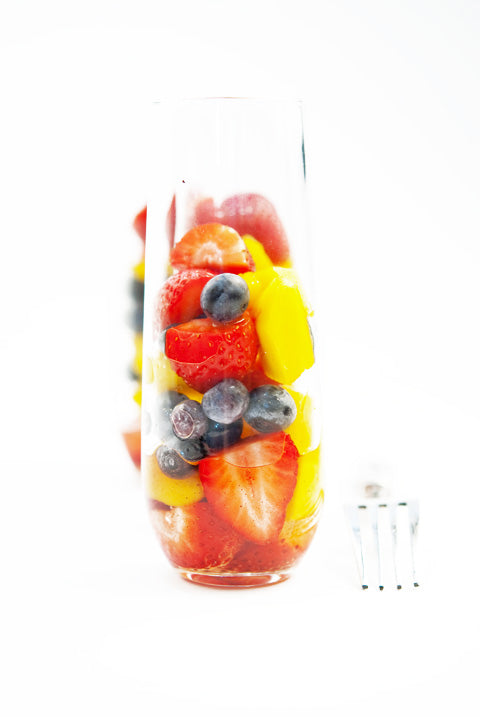 Salade de fruits frais au sirop de vanille de Madagascar - Or noir vanilla