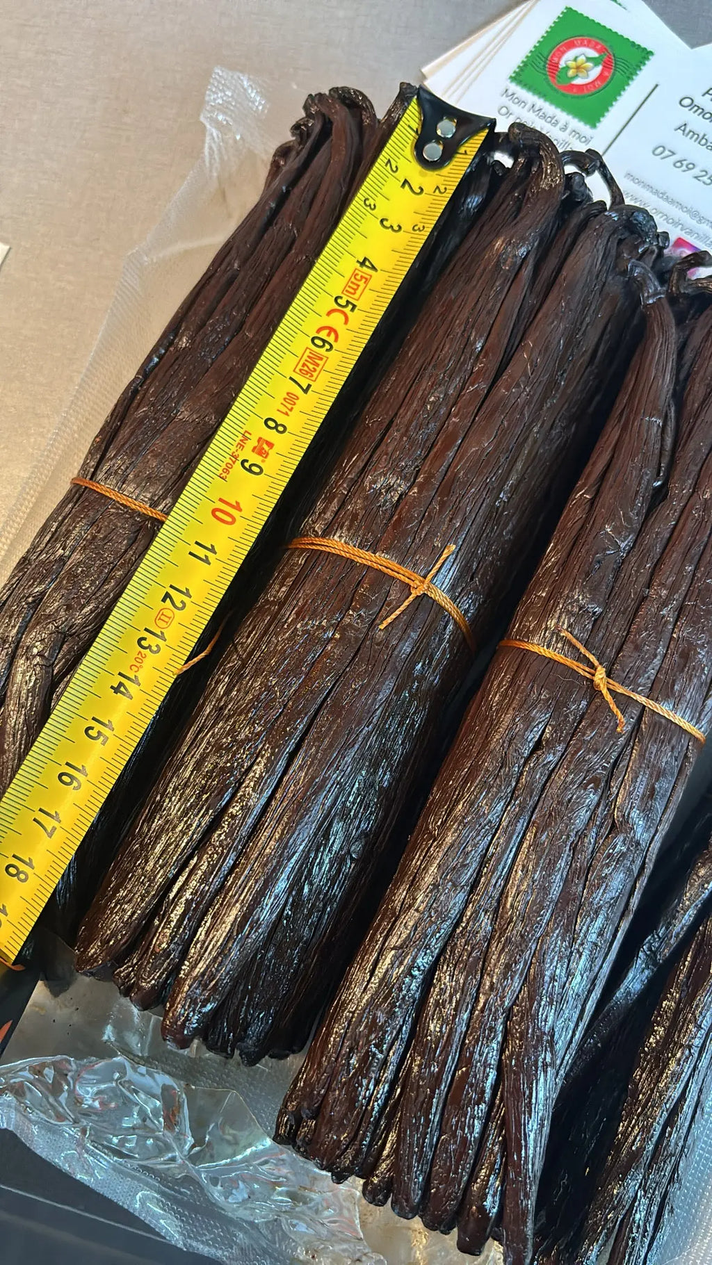 Pack Chef : 50 gousses de vanille  XL Bourbon Noir Grand-Cru Madagascar Grade A Or noir vanilla