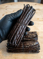 Pack Gourmand : 10 gousses vanille XL Bourbon noir Grand Cru Madagascar Grade A Or noir vanilla